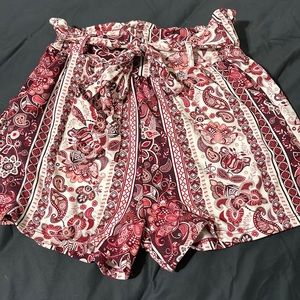 Pink shorts. Size medium.